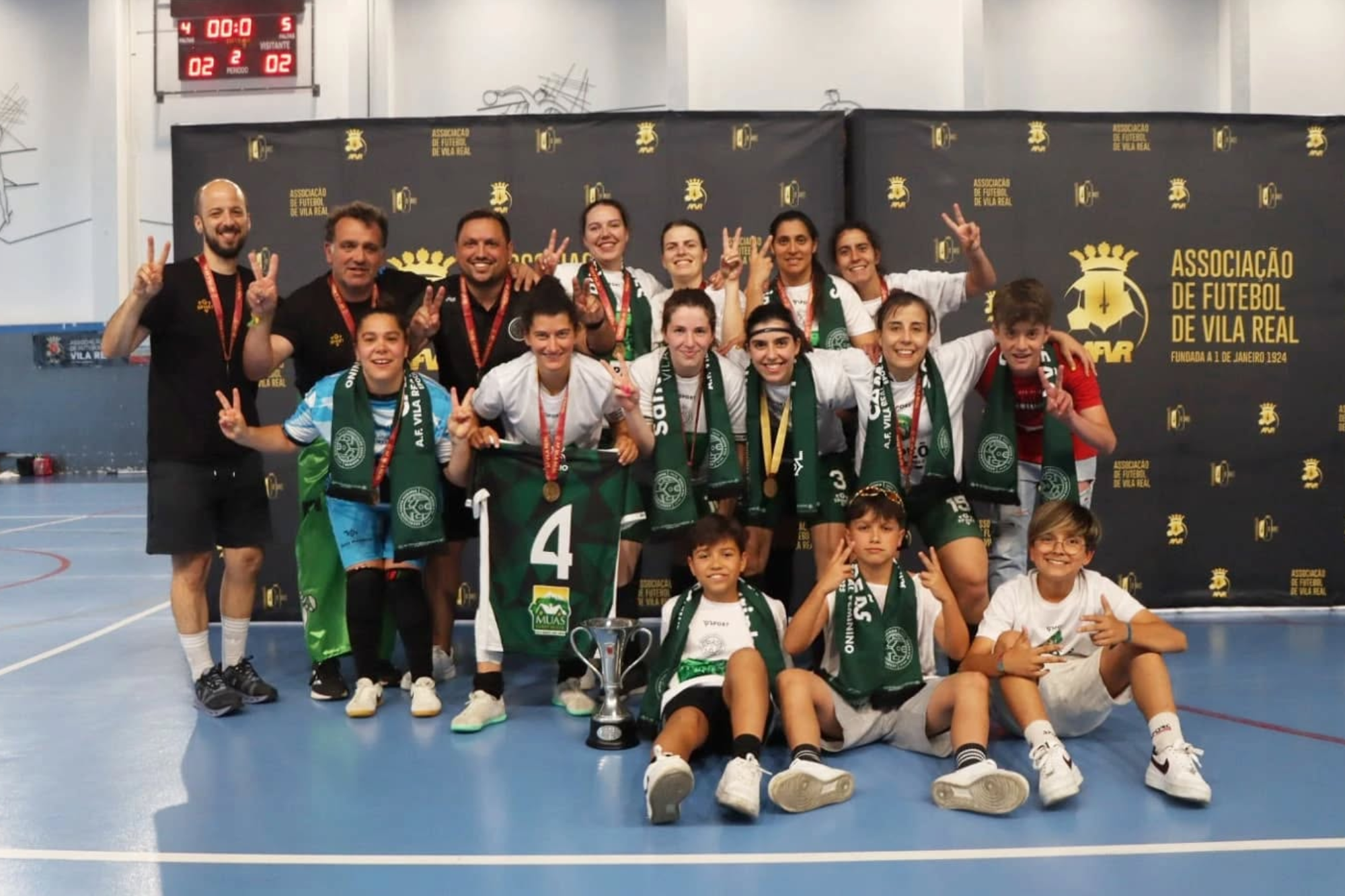 Vencedoras Distritais de Futsal Sénior Feminino 2024/2025